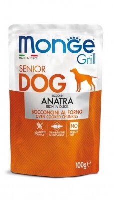Monge Grill Senior Dog konservai šunims– antiena, 100g