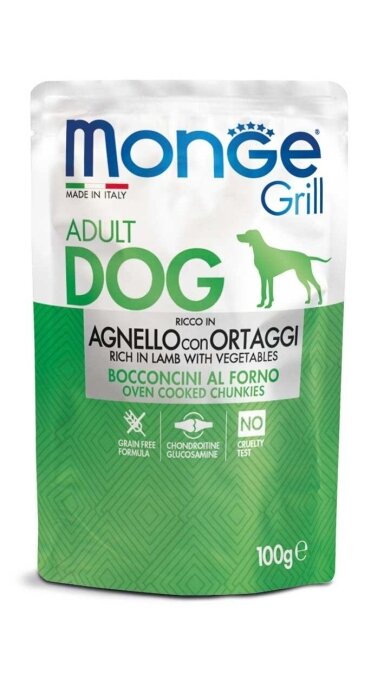 Monge Grill Multipack konservai šunims– ėriena su daržovėmis, kiauliena, lašiša, 100g x 12 Monge Grill Multipack konservai šunims– ėriena su daržovėmis, kiauliena, lašiša, 100g x 12