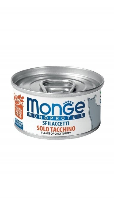 Monge Monoprotein Cat, kalakutiena 80g Monge Monoprotein Cat, kalakutiena 80g