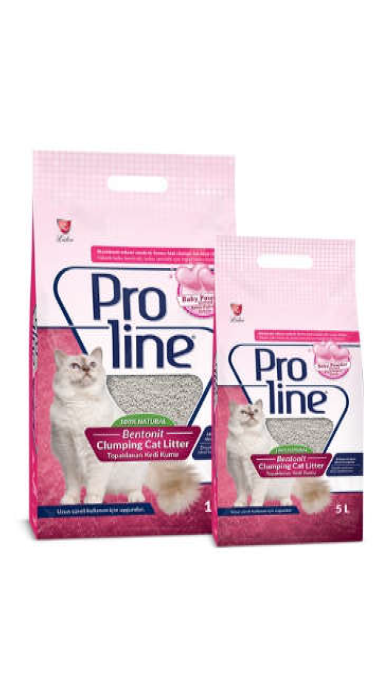 ProLine kačių kraikas Baby powder ProLine kačių kraikas Baby powder
