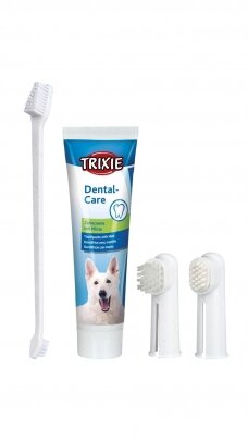 TRIXIE Rinkinys dantų higienai ŠUNIMS, 100g