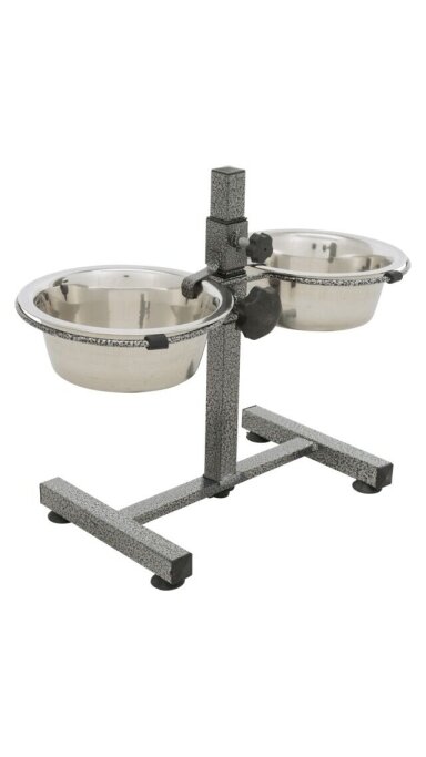 TRIXIE Stovas su dubenėliais, metalinis TRIXIE Stovas su dubenėliais, metalinis
