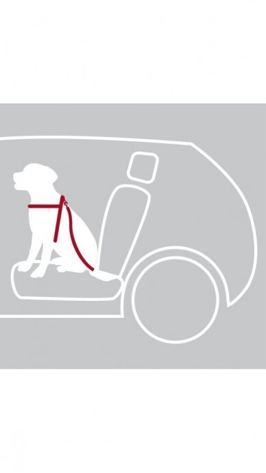 TRIXIE Petnešos automobiliui + saugos diržas 6 TRIXIE Petnešos automobiliui + saugos diržas 6