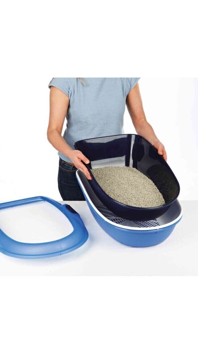 TRIXIE Berto kačių tualetas su kraštais ir atskyrimo sistema 6 TRIXIE Berto kačių tualetas su kraštais ir atskyrimo sistema 6